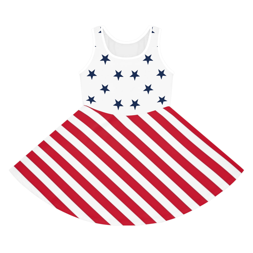 Girls' American Flag Sundress