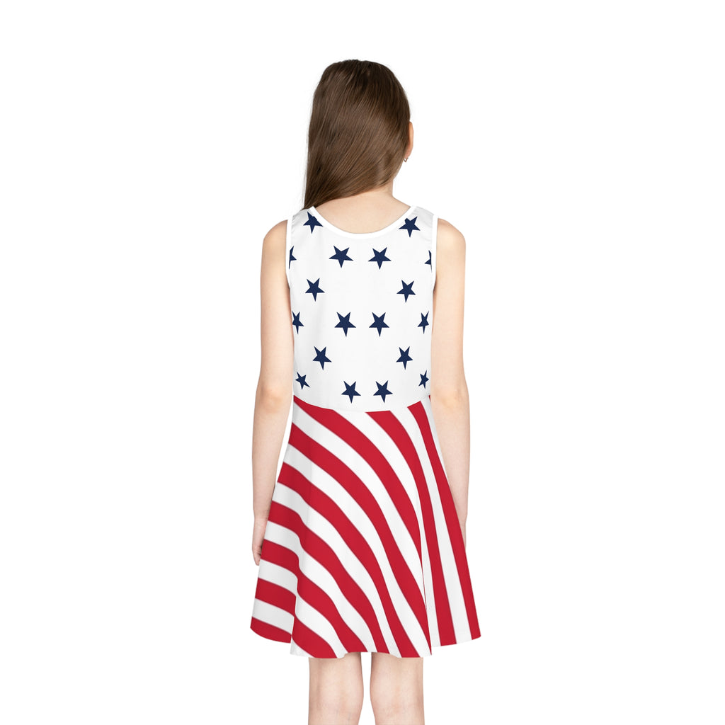 Girls' American Flag Sundress