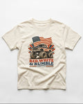 RED WHITE RUMBLE TEE